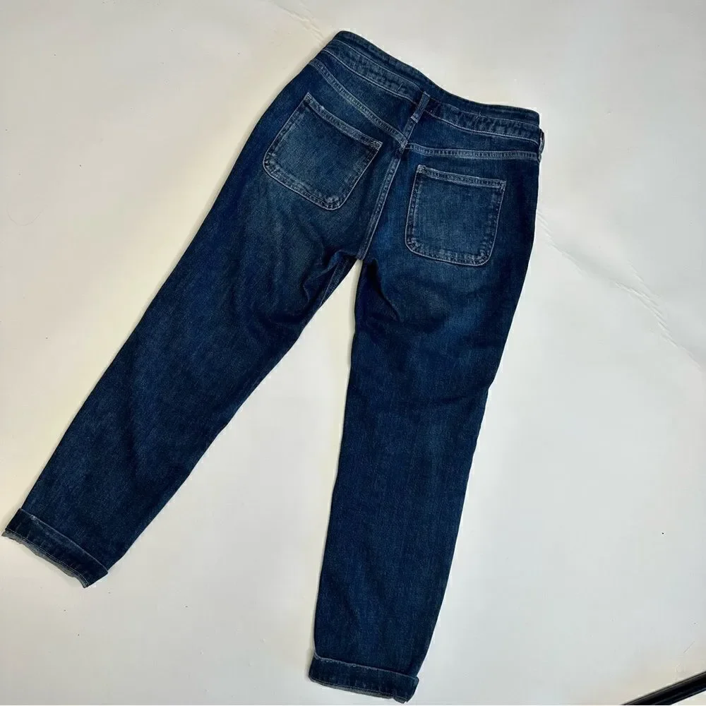 Pilcto & The Letterpress By Anthropologie Sz 25 High Rise Slim  Cropped